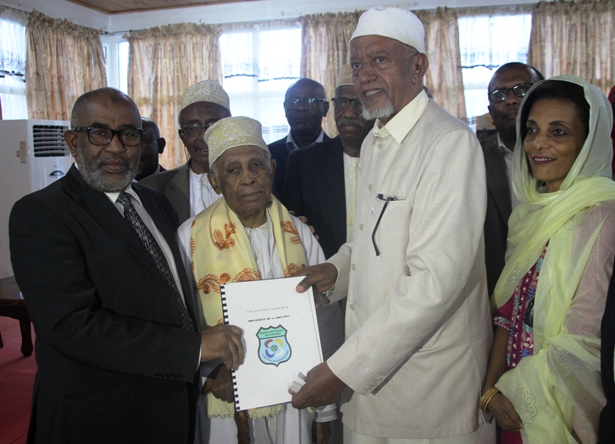 Le  Mouvement du 11 août, reçue par le Chef de l’Etat.